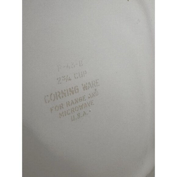 Vintage Corning Ware Spice Of Life P-43-B Casserole Dish 2-3/4 Cup - No Lid - Picture 7 of 7